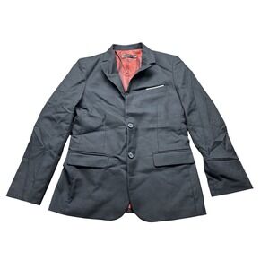 Yuan Lu Boys Blazer Suit Jacket Size 10 Black Formal Wear